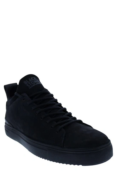 Blackstone Mid Top Sneaker In Nero