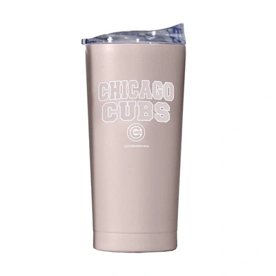 Logo Brands Chicago Cubs 20oz. Fashion Color Tumbler In Light Pink