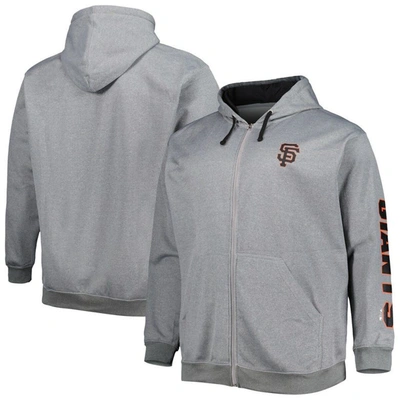 Profile Men's  Ash San Francisco Giants Big And Tall Pullover Hoodie