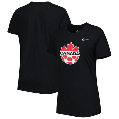 Nike Black Canada Soccer Club Crest T-shirt