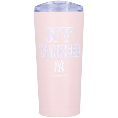 Logo Brands New York Yankees 20oz. Fashion Color Tumbler In Light Pink