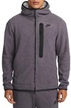 Nike Tech Fleece Jacket In Cave Purple/ Black