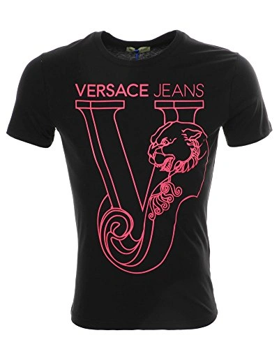 Versace Jeans Slim Logo T Shirt, Black | ModeSens
