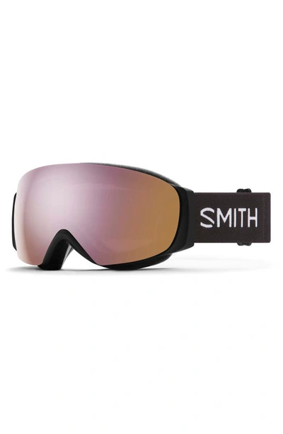 Smith I/o Mag™ 164mm Snow Goggles In Black / Chromapop Rose Gold