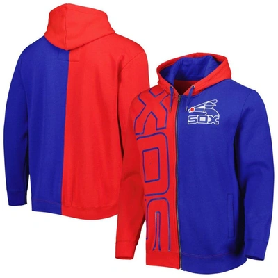 Mitchell & Ness Men's  Red, Navy Chicago White Sox Fleece Full-zip Hoodie In Red,navy