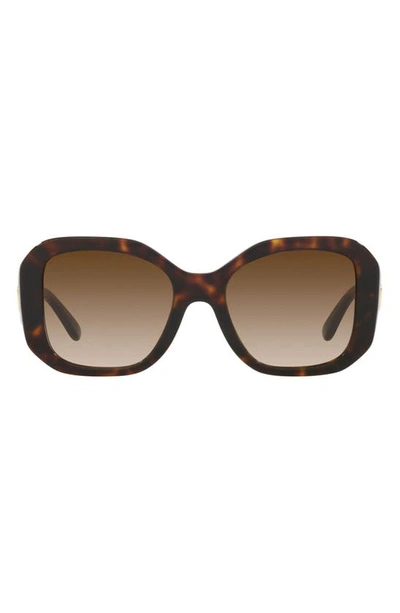 Tory Burch 52mm Gradient Butterfly Sunglasses In Dk Tort