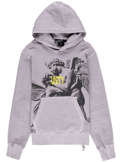 Ksubi Lovesik Kask Graphic Hoodie In Grey