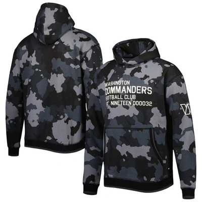 The Wild Collective Black Washington Commanders Camo Pullover Hoodie