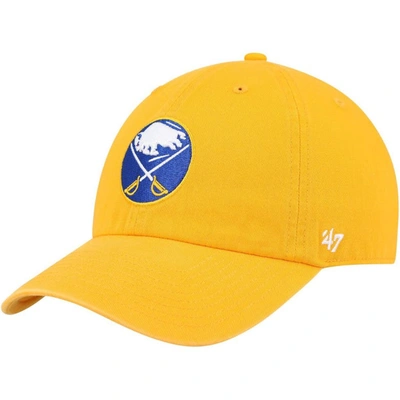 47 ' Gold Buffalo Sabres Clean Up Adjustable Hat