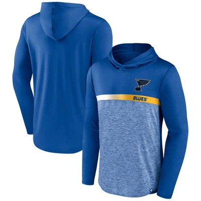 Fanatics Branded Blue St. Louis Blues Podium Defender Pullover Hoodie