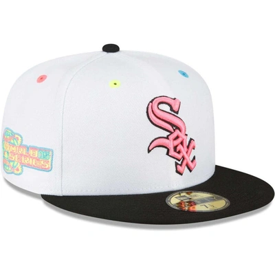 New Era White Chicago White Sox Neon Eye 59fifty Fitted Hat