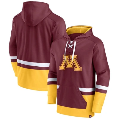 Fanatics Branded Maroon Minnesota Golden Gophers First Battle Pullover Hoodie