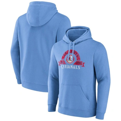 Majestic Light Blue St. Louis Cardinals Utility Pullover Hoodie