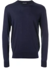 Dolce & Gabbana Crew Neck Sweater - Blue