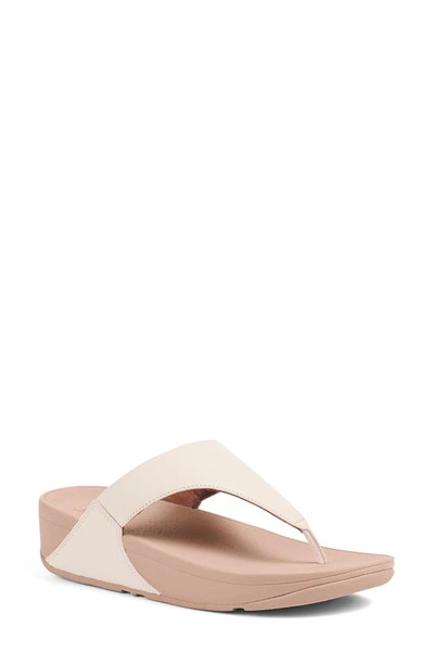 Fitflop Lulu Flip Flop In Tan/beige