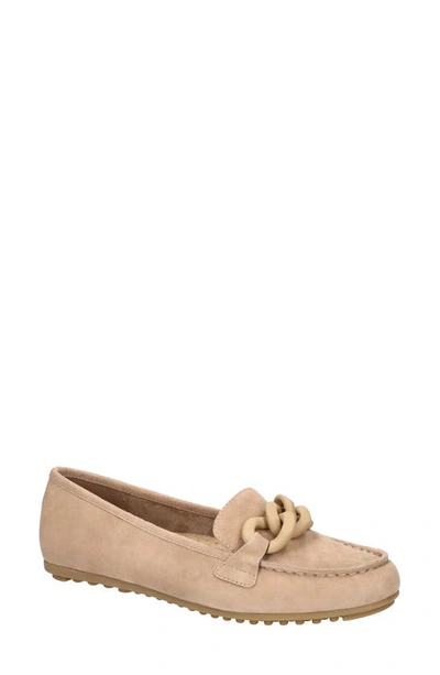 Bella Vita Women's Cullen Comfort Loafers In Almond Suede Leather