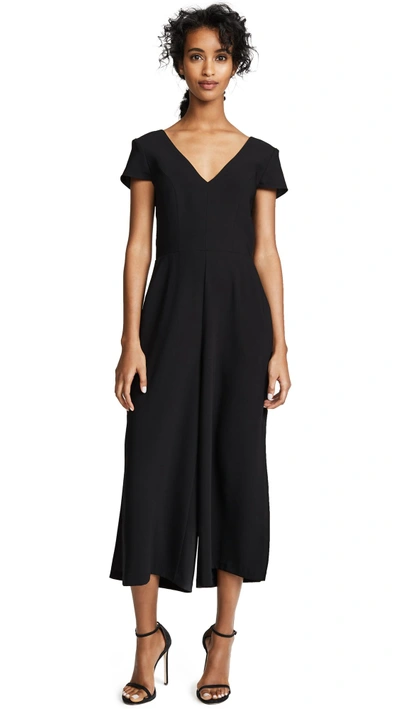 Amanda Uprichard Amery Jumpsuit In Black