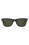Ray Ban Square Acetate Sunglasses In Dark Green