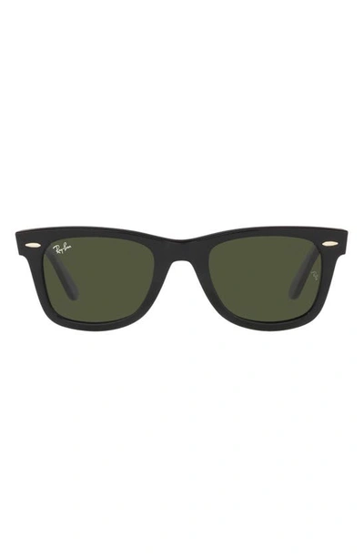 Ray Ban Square Acetate Sunglasses In Dk Green