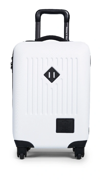 Herschel Supply Co Small Trade 23-inch Rolling Suitcase - Metallic In White