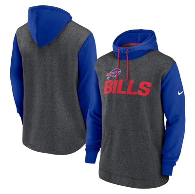 Nike Men's Surrey Legacy (nfl Buffalo Bills) Pullover Hoodie In Grey