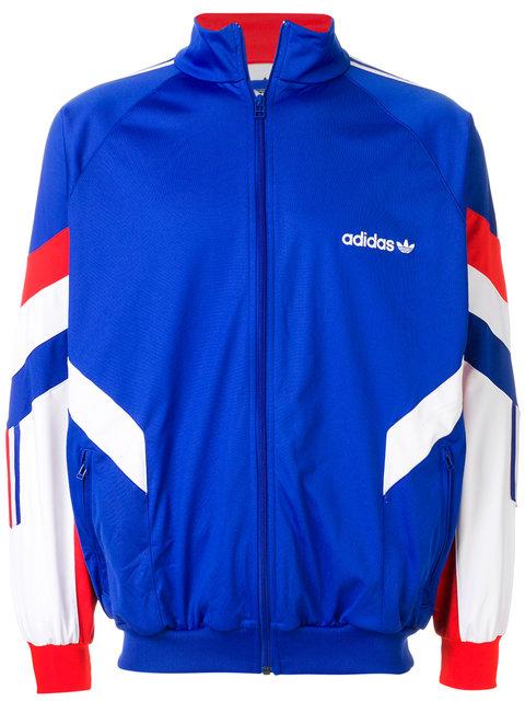 mens red and white adidas tracksuit