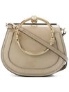 Chloé Small Nile Bracelet Bag In Brown