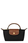 Longchamp Le Pliage Cosmetics Case In Black