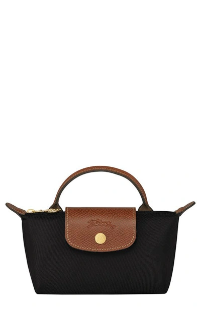 Longchamp Le Pliage Cosmetics Case In Black