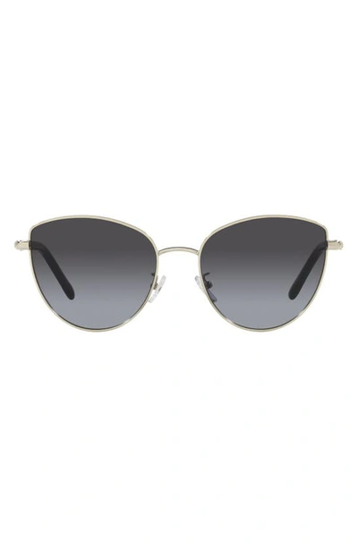 Tory Burch 56mm Gradient Cat Eye Sunglasses In Grey Gradient
