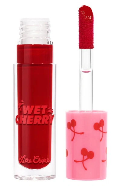 Lime Crime Wet Cherry Lip Gloss In Maraschino Cherry