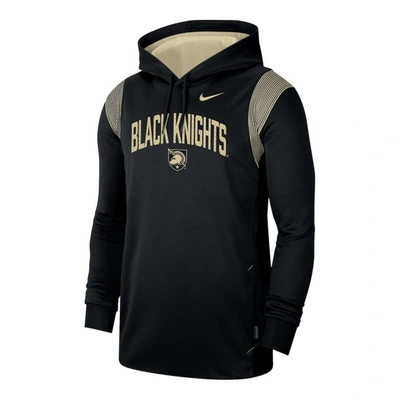 Nike Black Army Black Knights 2022 Sideline Performance Pullover Hoodie