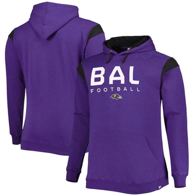Fanatics Branded Purple Baltimore Ravens Big & Tall Call The Shots Pullover Hoodie