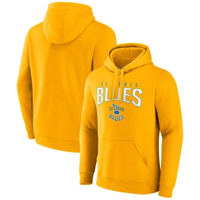 Fanatics Branded Gold St. Louis Blues Special Edition 2.0 Wordmark Pullover Hoodie
