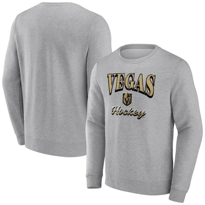 Fanatics Branded Heather Gray Vegas Golden Knights Special Edition 2.0 Pullover Sweatshirt