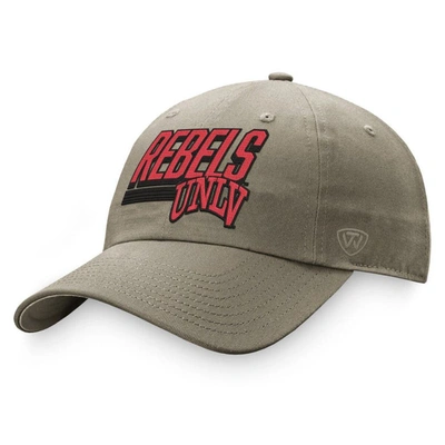Top Of The World Khaki Unlv Rebels Slice Adjustable Hat