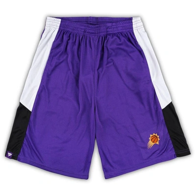 Fanatics Men's  Purple Phoenix Suns Big And Tall Champion Rush Practice Shorts