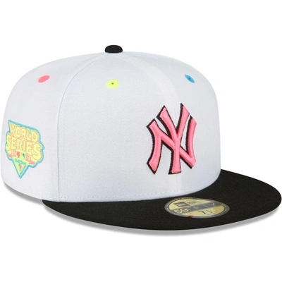 New Era White New York Yankees Neon Eye 59fifty Fitted Hat