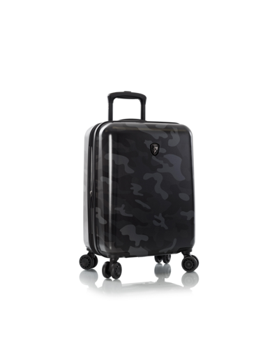 Heys Fashion 21" Hardside Carry-on Spinner Luggage In Black Camo