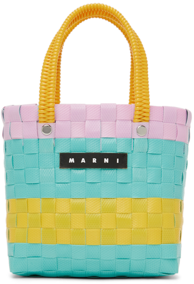 Marni Sunday Morning Tote Bag In Yellow