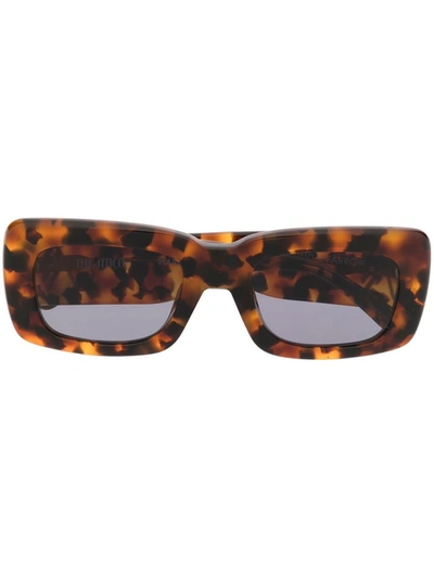 Attico Marfa Tortoiseshell-effect Sunglasses In Brown