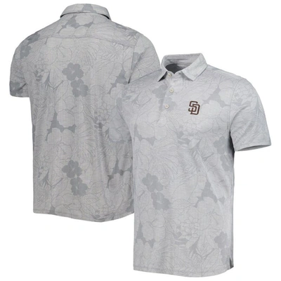 Tommy Bahama Gray San Diego Padres Miramar Blooms Polo