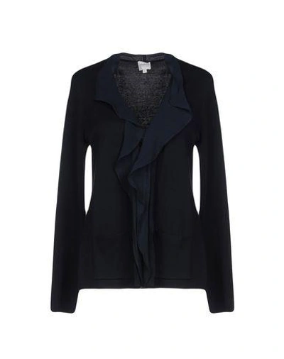 Armani Collezioni Cardigan In Dark Blue