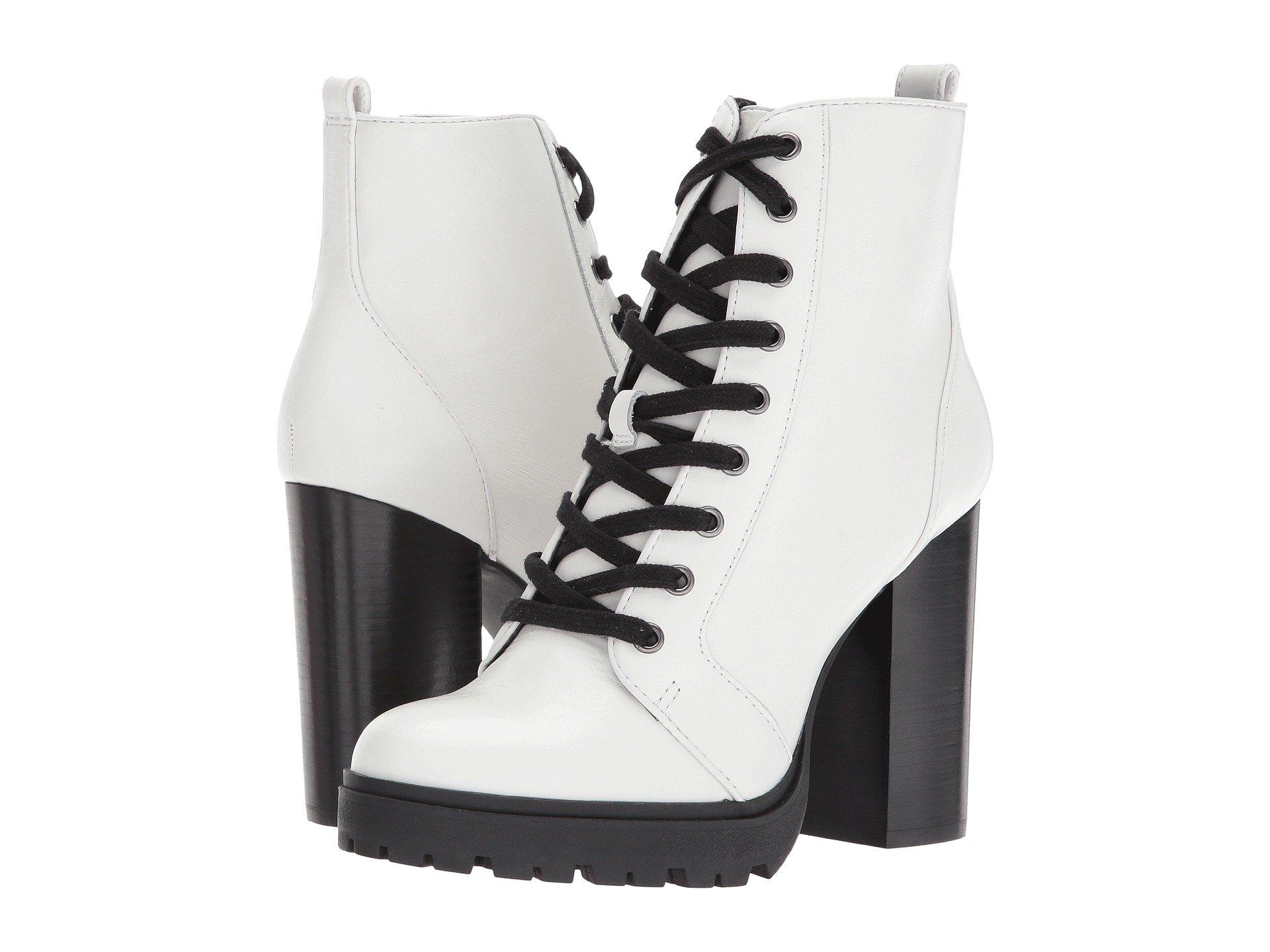steve madden white leather