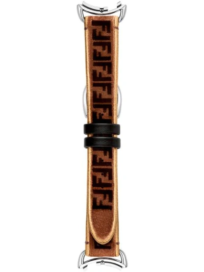 Fendi Selleria Interchangeable Strap In Brown