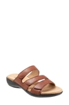 Trotters Rose Strappy Sandal In Luggage