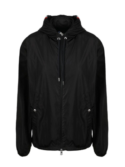 Moncler Grimpeurs Hooded Jacket In Black