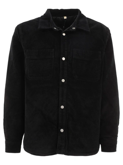 Stussy "cord Quilted" Overshirt In Black