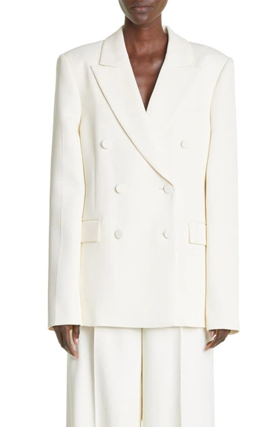 Altuzarra Hattson Double-breasted Belted Jacket In Ivory