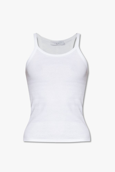 Iro Palisso Ribbed Tank Top In White